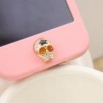 Skull Home Button Sticker For Iphone 4,4s,5